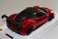 BBR Models  Ferrari Ferrari 488 Challenge - ROSSO FUOCCO / CARBON Red Metallic / Carbon