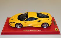 BBR Models  Ferrari Ferrari F8 Tributo - YELLOW MODENA - Yellow Modena