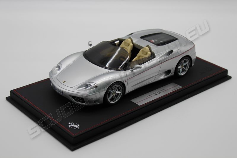 BBR Models Ferrari # Ferrari 360 Modena Barchetta - SILVER - Silver
