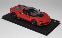 BBR Models  Ferrari # Ferrari 296 Speciale - ROSSO CORSA / BLACK - Rosso Corsa