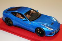 BBR Models 2012 Ferrari Ferrari F12 Berlinetta - BLUE CORSA METALLIC - Blue metallic