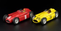 CMC Exclusive  Ferrari Lancia / Ferrari D50 #20 / #6 - RED / YELLOW - Red / Yellow