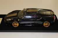 LookSmart Models 2007 Ferrari Ferrari F430 Scuderia - BLACK / GOLD - Black