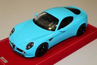 MR Collection 2007 Alfa Romeo Alfa Romeo 8C Coupe - BABY BLUE - Baby Blue