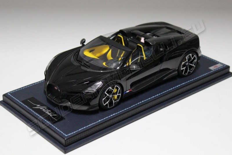 MR Collection Bugatti # Bugatti W16 Mistral - BLACK - Black