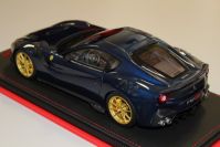 MR Collection  Ferrari Ferrari F12 TDF - BLUE TDF / GOLD WHEELS - Blue Tour de France