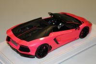MR Collection 2015 Lamborghini Lamborghini Aventador LP700-4 PIRELLI Roadster - PINK MET GL Red Matt
