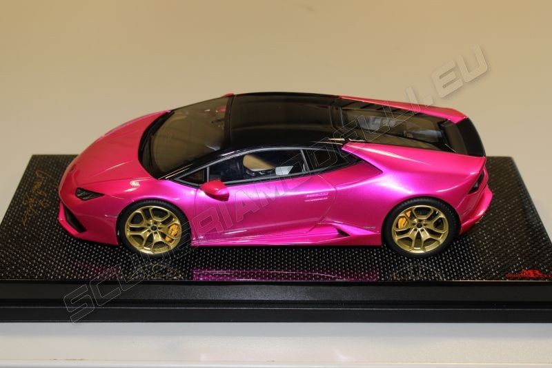 MR Collection Lamborghini Huracan - PINK FLASH / GOLD - #33/33 -  Scuderiamodelli by Robert