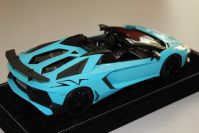 MR Collection 2015 Lamborghini Lamborghini Aventador LP750-4 Roadster SV - BABY BLUE / BLAC Baby Blue