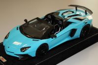 MR Collection 2015 Lamborghini Lamborghini Aventador LP750-4 Roadster SV - BABY BLUE / BLAC Baby Blue