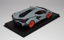 MR Collection  Lamborghini #       Lamborghini Sian - GRIGIO EGOISTA MATT - Red Matt