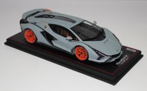 MR Collection  Lamborghini #       Lamborghini Sian - GRIGIO EGOISTA MATT - Red Matt