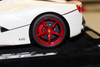 BBR Models 2017 Ferrari Ferrari LaFerrari Aperta - PEARL WHITE / RED CHROM - Pearl White