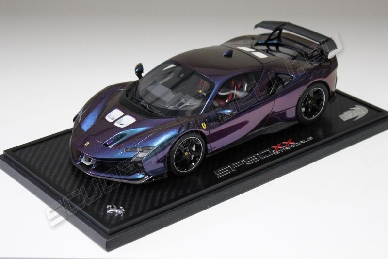 BBR Models Ferrari # Ferrari SF90 XX Stradalle - CHAMELEON - Red Matt