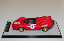 Tecnomodel  Ferrari Ferrari 350 P4 Scuderia Veloce 1968 #4 Red